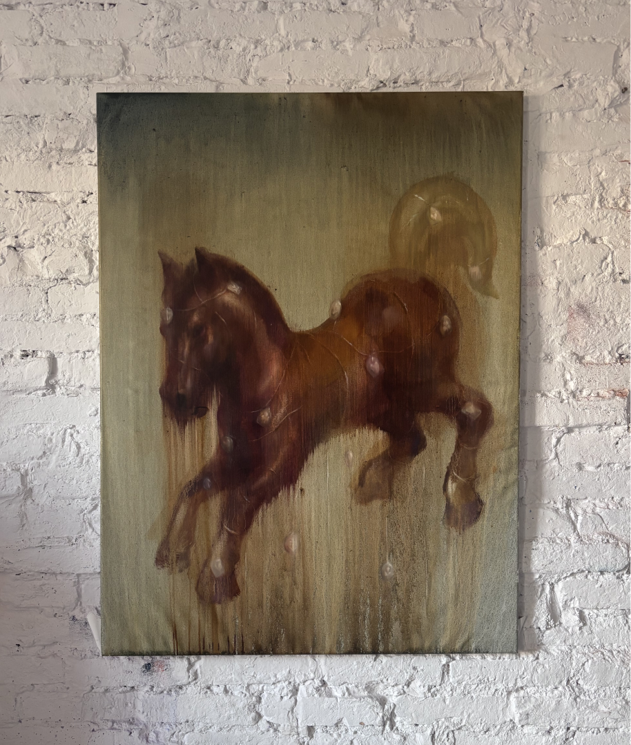 “Story I — The Horse”, 120 x 90 cm