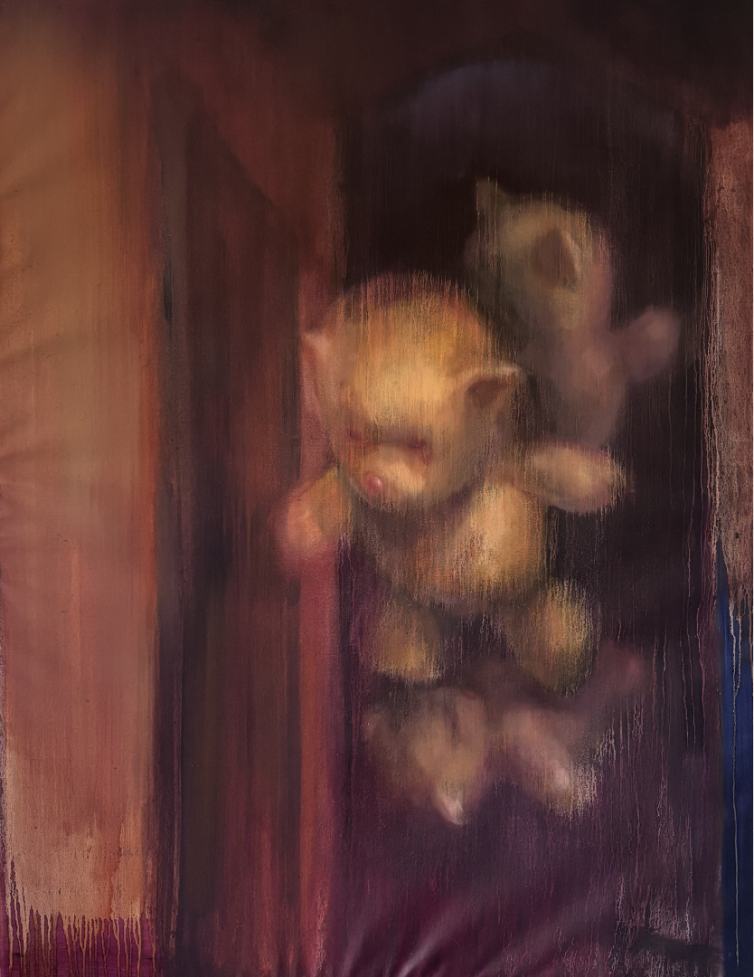 “Story III — Love Bear”, 120 x 90 cm